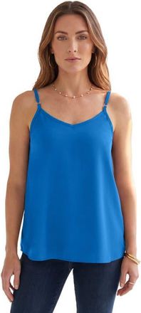 Roaman's V Neck Cami in Vivid Blue at Nordstrom, Size 16