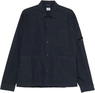C.P. Company Hombre, Camisas, Azul, Talla: 2XL