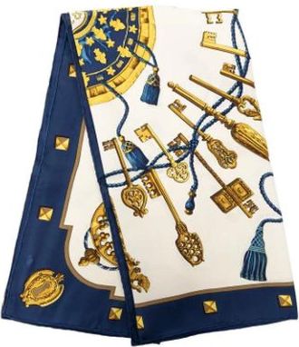 Herm&egrave;s Pre-owned Silk scarves - Dames - Vintage Accessoires - Veelkleurig - ONE Size - Vintage