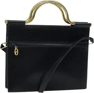 Dior Pre-owned Handbags, female, Black, Size: ONE SIZE Pre-owned Vintage Hand Bag