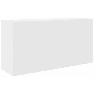 vidaXL Bathroom Wall Cabinet White 80x25x40 cm Engineered Wood Vidaxl