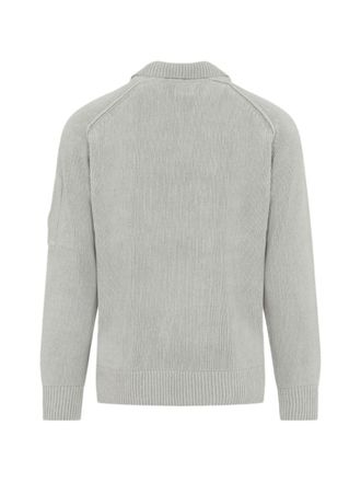 C.P. Company Mens Polo Shirt Flint Grey Cotton T-shirts And Polos