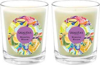 Qualitas Morning Bloom Two Scented Beeswax Candle Set