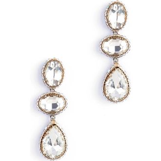Deepa Gurnani Hadlee Drop Earrings in Silver at Nordstrom