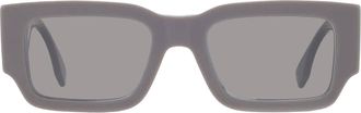 Fendi Grey Mirror Square Mens Sunglasses FE40131I 20C 51