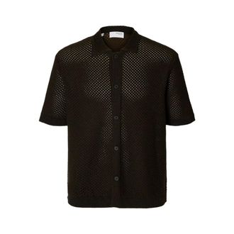 Selected Dames, Blouses & Shirts, Zwart, Maat: S