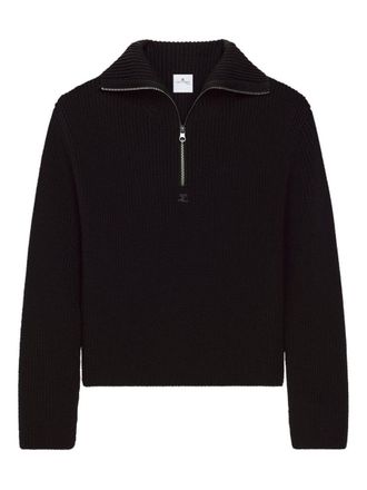 Courrèges Zipped Wool Sweater