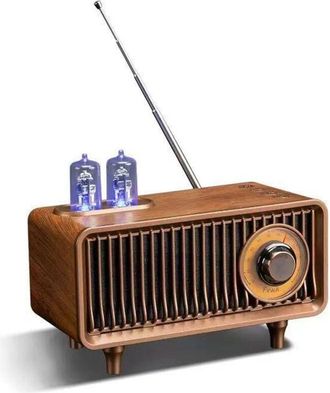 OEM Altavoz Bluetooth Retro Con Radio Fm, Altavoz Port&aacute;til Vintage Para Exteriores, Reproductor Mp3/tarjeta Tf/aux/usb