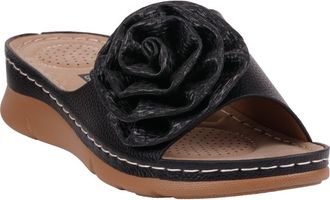 GC SHOES Honey Comfort Platform Slide Sandal in Black at Nordstrom Rack, Size 8.5