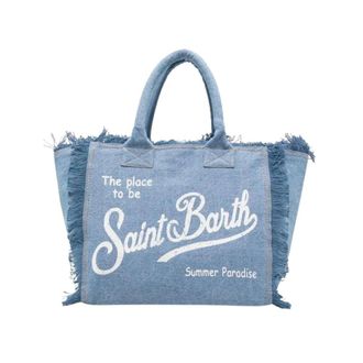MC2 Saint Barth Borsa Vanity mini - female - MC2 Saint Barth - Shopping Bags - Blue - ONE SIZE - Bags