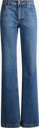 Etro Bootcut-Jeans aus Baumwolle mit besticktem Logo