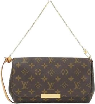 Louis Vuitton Pre-owned Shoulder Bags, female, Brown, Size: ONE SIZE Pre-owned Canvas Shoulder Bag