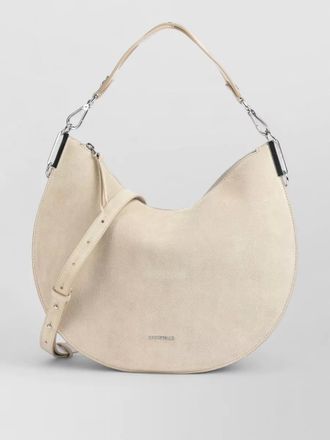 Coccinelle sunup suede shoulder bag top handle