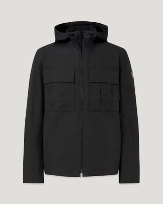 Belstaff Sobrecamisa Container Para Hombre Compact Technical Cotton Negro 2xl