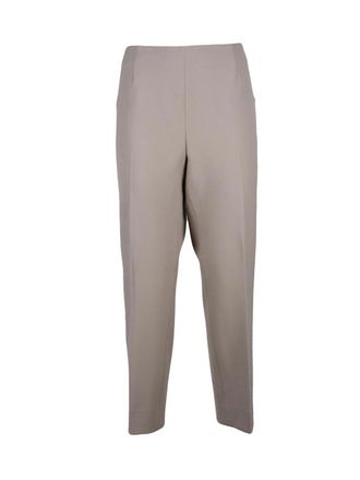 PESERICO Beige Technical Blend Straight-Leg Pants
