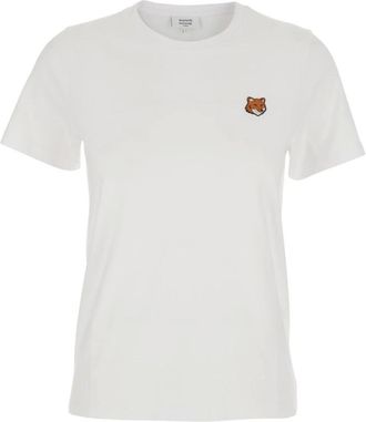 Maison Kitsun&eacute; Dames, Tops, Wit, Maat: XS Katoen