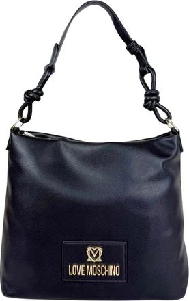 Love Moschino Shoulder Bags, female, Black, Size: ONE SIZE Pu Sacca