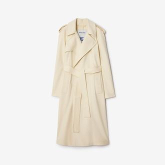 Burberry Cashmere Wrap Coat, Brand Size 6 ( US Size 4 )