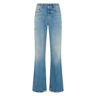 Diesel Flared Jeans, female, Blue, Size: W27 D-Ebbey Jeans