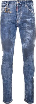 Dsquared2 Slim-fit Jeans - Heren - Slim Fit Jeans - Blauw - M - Katoen - Jeans