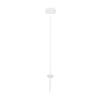 Zafferano L&aacute;mpara de pie led wi-fi blanco perla regulable zafferano