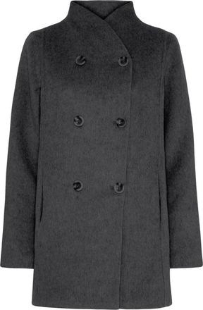 BTF-CPH Abrigo Cruzado - Coats - Mujer - Gris - 2XL