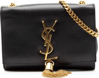 Saint Laurent Pre-owned Saint Laurent Small Smooth Calfskin Monogram Kate Tassel Crossbody C26WJMHZS90KQGTE