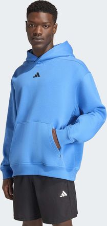adidas Kapuzensweatjacke ADIDAS PERFORMANCE POWER OVERSIZE HOODIE, Herren, Gr. XXL, ray blau, Obermaterial: 70% Baumwolle, 30% Polyester, normal, Rundhals, a