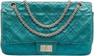 Chanel Pre-owned Leren Schoudertas - Dames - Vintage Schoudertas - Groen - ONE Size - Leer - Vintage
