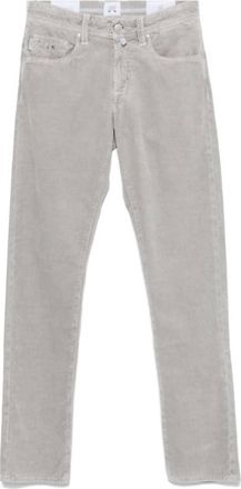 Sartoria Tramarossa Mens 5 Pocket Corduroy Jeans In Grey