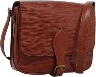 Louis Vuitton Pre-owned Cross Body Bags, female, Brown, Size: ONE SIZE Pre-owned Leather Cross Body Bag