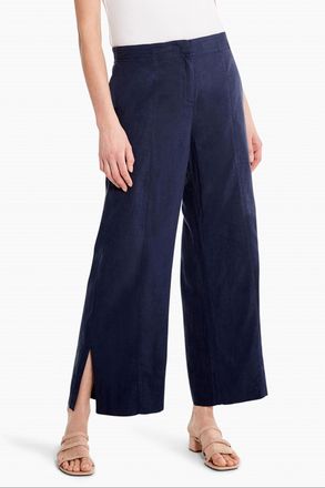 Nic+Zoe Rumba Park Wide-Leg Ankle Pant In Dark Indigo