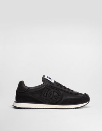 Dolce & Gabbana Dg Cushion Calfskin Sneaker - Man Sneakers Blue 39.5
