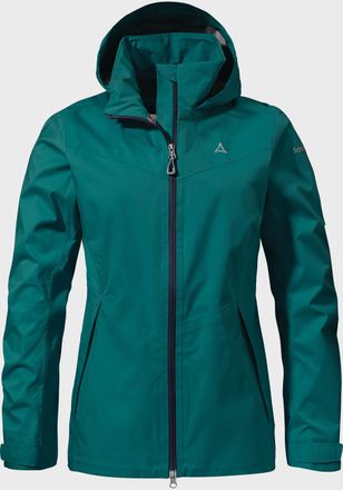 Sch&ouml;ffel Outdoorjacke SCH&Ouml;FFEL 2.5L Jacket Aiplspitz L, Damen, Gr. 34, gr&uuml;n (6895, gr&uuml;n), Oberstoff : 100% Polyester, regular fit, hoch geschlossener Ausschnit