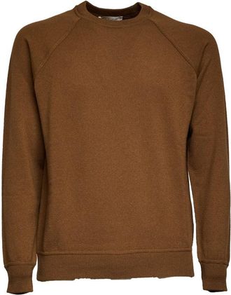 FILIPPO DE LAURENTIIS Raglan Sleeve Wool-Cashmere Blend Sweater