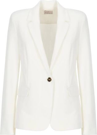 Marella Jassen, Dames, Wit, M, Polyester, Emmgennaio Jas