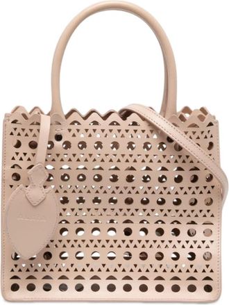 Alaia Pre-owned Alaia Vienne Calfskin Laser Cut Garance Tote 20 Ladies X3L2IDOWHR4KI2ZZ