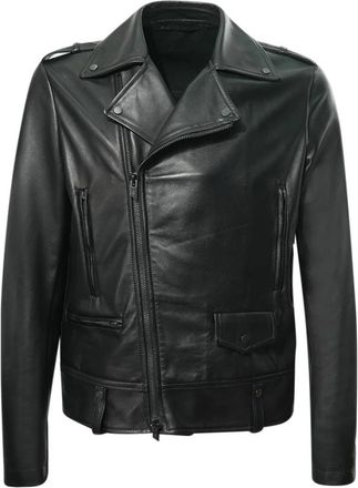 Salvatore Santoro Glov Leather Jacket - Heren - Leren en Su&egrave;de Jassen - Zwart - XL - Leer - Jassen