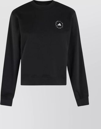 adidas by Stella McCartney logo-print crew-neck sweatshirt