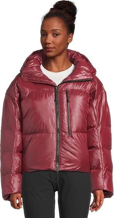 adidas by Stella McCartney adidas by Stella McCartney TrueNature Short Padded Winter Jacket IW3843 Womens Jacket Burgundy : SM, Nylon