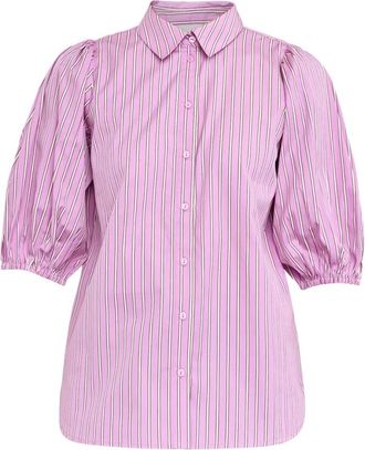 Sisters Point Ella Sh89 T-shirt - Dames - Blouses & Shirts - Roze - Maat: M Katoen