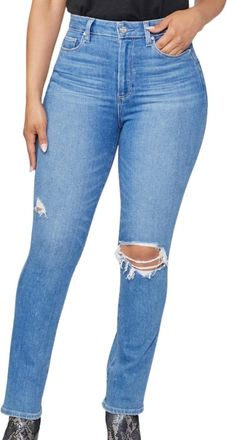 Paige Womens Flaunt Denim Jeans In Heartbreaker Destructed
