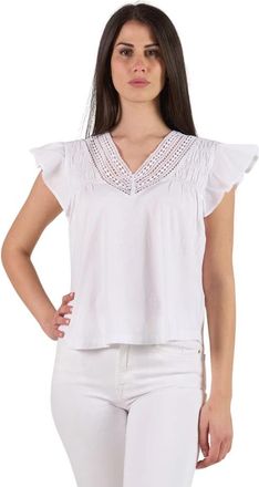 Ralph Lauren Witte damesblouse shirt - XS - Dames - Blouses - Wit - S - Katoen - Overhemden