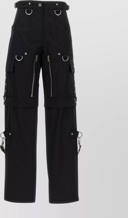 Givenchy adjustable waist cargo pants with d-ring accents