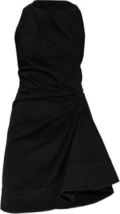 Alexander McQueen Mouwloze mini-jurk - Zwart