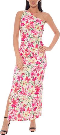 OLEG CASSINI Printed Maxi Dress