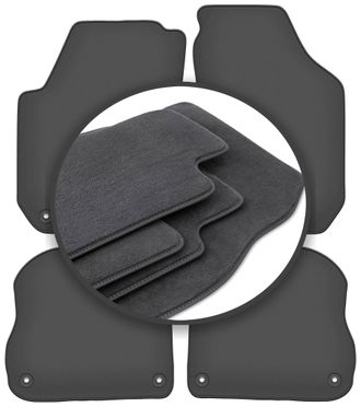 OEM Alfombrillas Premium Para Skoda Fabia Ii Hatchback, Familiar (2007-2014)