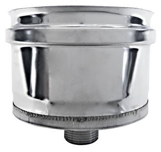 MBM Tubo De Humos De Pared Doble Aislado De Acero Inoxidable Con Tap&oacute;n Para Recoger Condensaci&oacute;n Dn 350/400