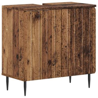 vidaXL Mueble De Lavabo Para Ba&ntilde;o Zwolle Madera Envejecida Vidaxl