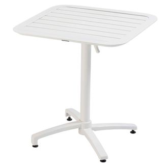 Oviala Mesa reclinable 70 x 70 cm blanca
